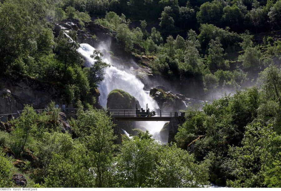From Olden: Briksdal Glacier Guided Hiking Shore Excursion - What you see from the bus window