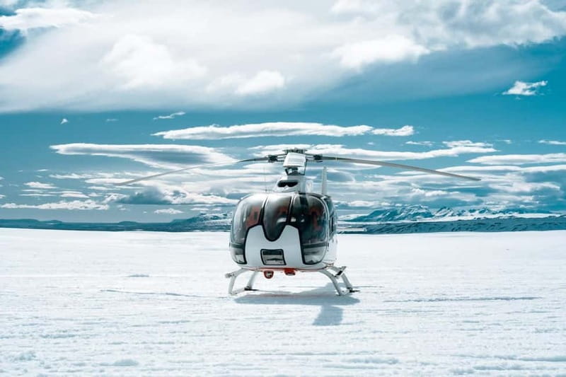 From Reykjavik: Fire And Ice Helicopter Tour with 2 Landings - Flying over Glymur and toward Þórisjökull Glacier