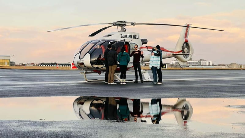 From Reykjavik: Fire And Ice Helicopter Tour with 2 Landings - Taking off from Reykjavik Domestic Airport