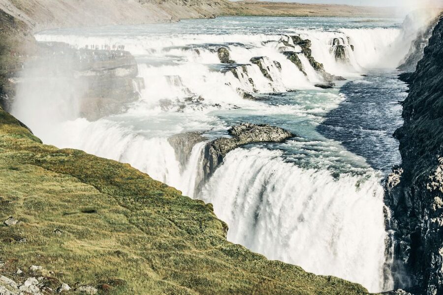 From Reykjavik: Golden Circle, Kerid, & Secret Lagoon Tour - Gullfoss delivers the biggest visual hit