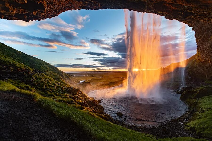 From Reykjavík: Iceland South Coast Small-Group Adventure - Skógafoss delivers the first big spectacle
