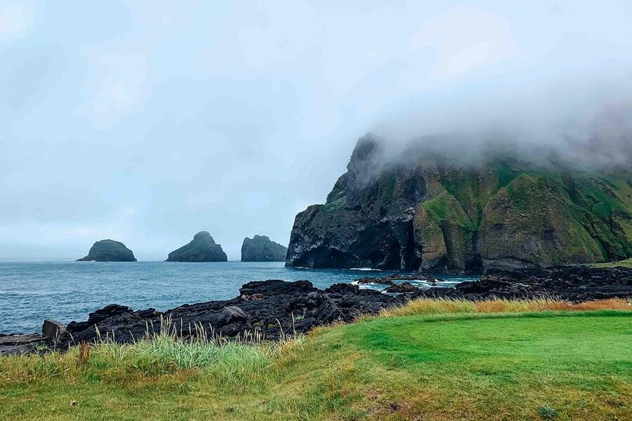 From Reykjavik: Puffin and Volcano Tour in Westman Islands - Skansinn, the harbor, and the Viking church