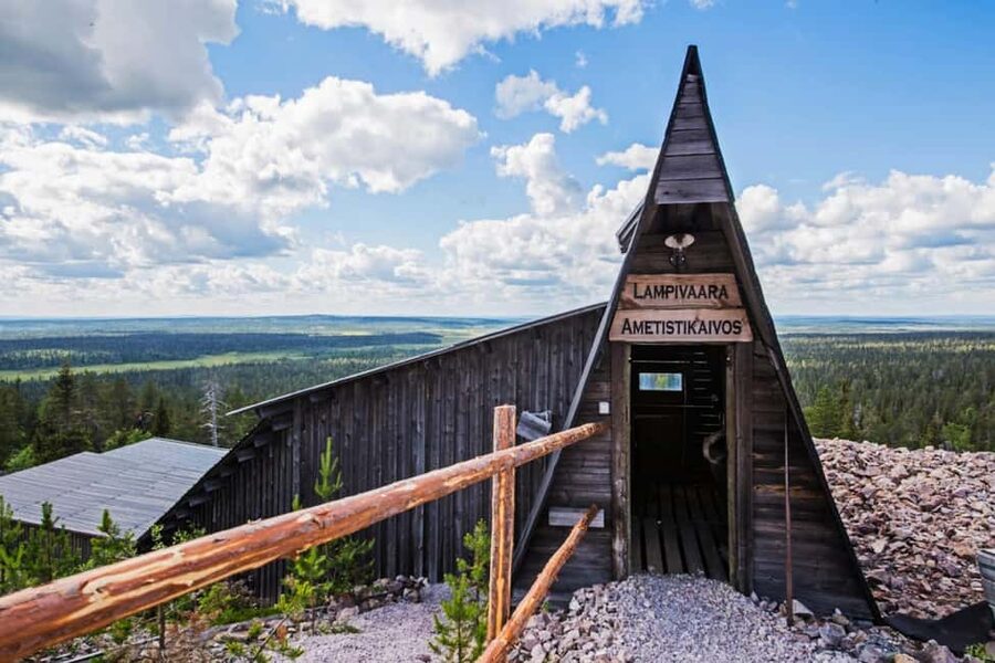From Rovaniemi: EXCURSION TO THE AMETHYST MINE IN LUOSTO - From Rovaniemi to the Lampivaara hill