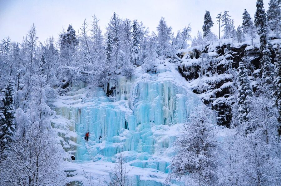 From Rovaniemi: Korouoma Canyon and Frozen Waterfalls Tour - What you get for $136