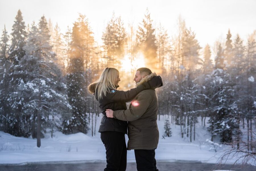 From Rovaniemi: Private Photoshoot in the Lappish Wilderness - What happens during the one-hour photo stop