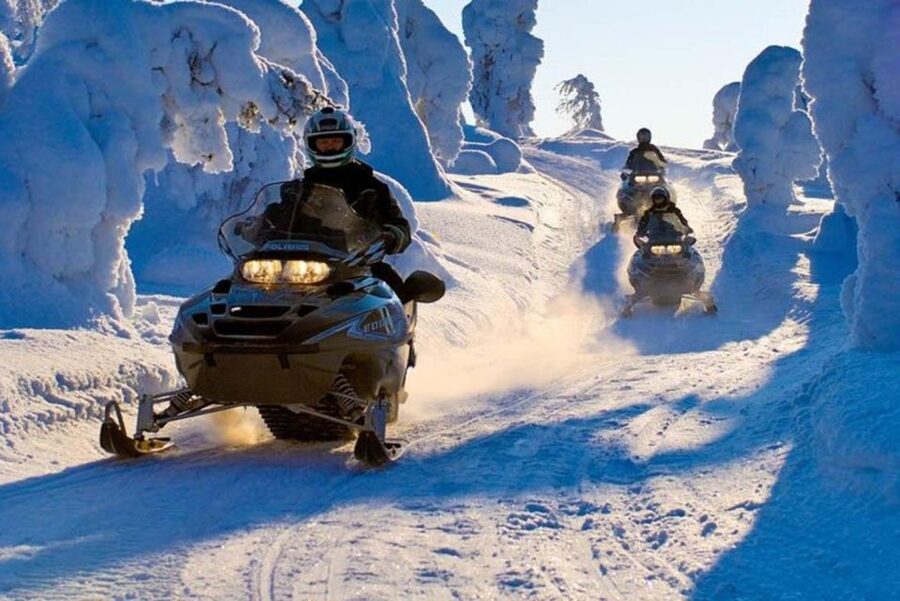 From Sirkka: Lapland Snowmobile Safari in Levi - What the 12 to 18 mile ride feels like