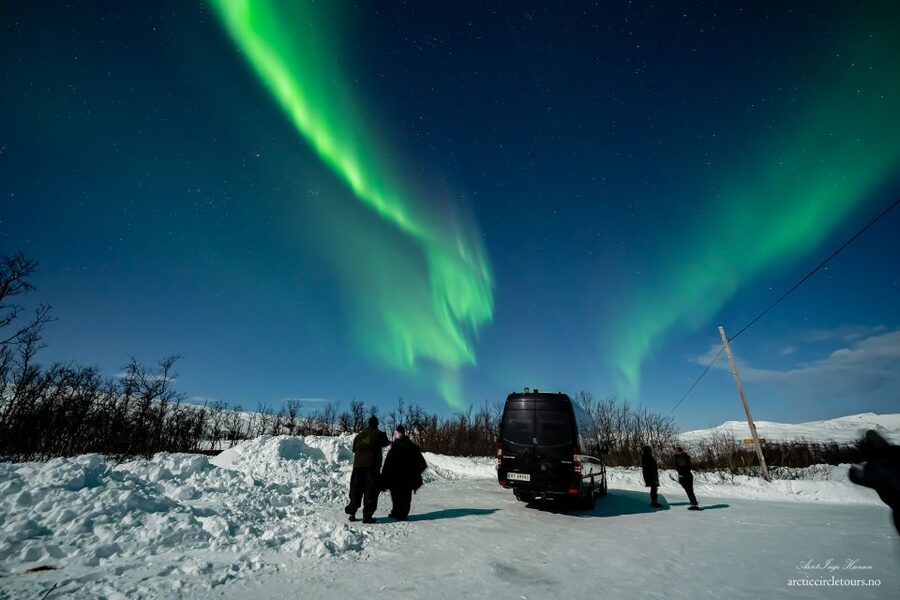 From Tromsø: Aurora Minibus Chase with Portrait and Hot Meal - The price: expensive, but not just a bus ticket