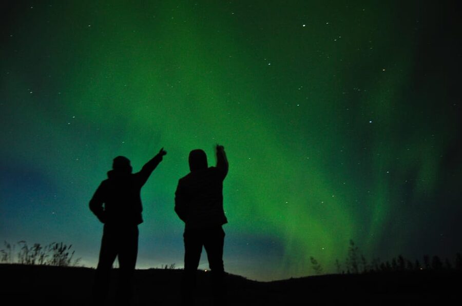 From Tromsø: Aurora Snowshoe Hike - Leaving Tromsø for a darker Arctic sky