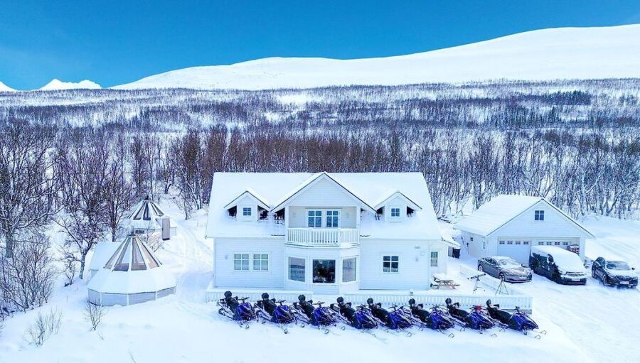 From Tromsø: Lyngen Alps Guided Snowmobile Tour - Leaving Tromsø by road and ferry