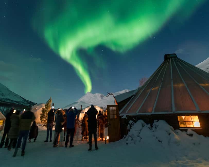 From Tromsø: Northern Lights Visit at Camp Tamok - A long ride from Tromsø to Camp Tamok