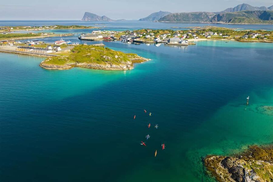 From Tromsø: Sea Kayaking Tour at Sommarøy with Transfer - A Second Paddle Through Narrow Channels