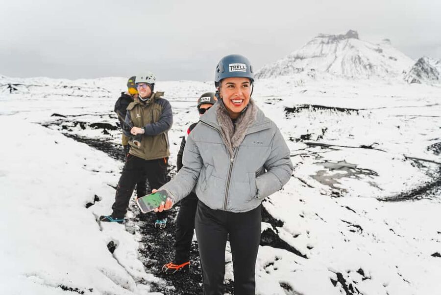 From Vik: Katla Ice Cave and Super Jeep Tour - Inside the blue ice and volcanic ash