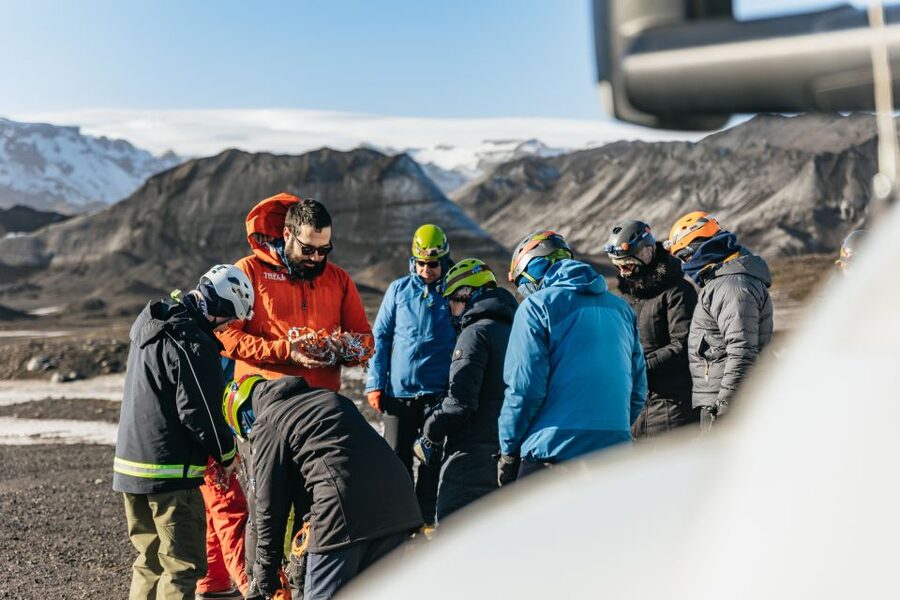 From Vik: Katla Ice Cave and Super Jeep Tour - The glacier, mountains, and volcanic scenery