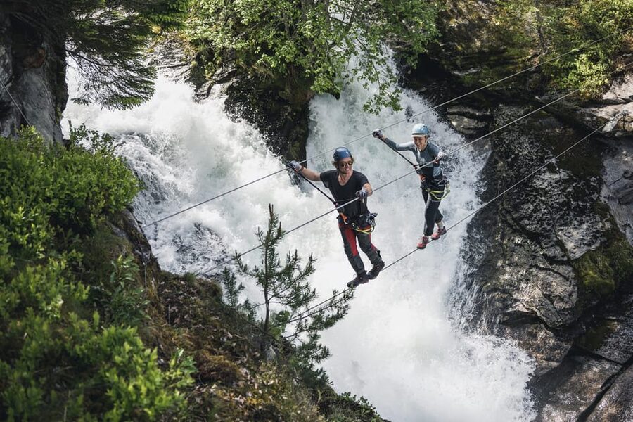 Geiranger: Zipline Park Experience - The bridges, climbing, and waterfalls