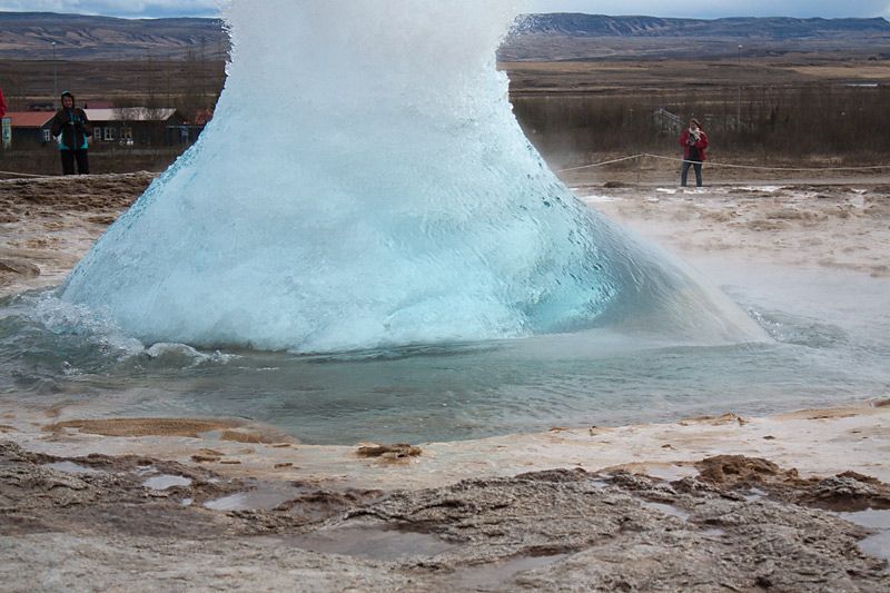 Golden Circle and ATV: Full-Day Combo Tour from Reykjavík - Geysir and the ten-minute wait for Strokkur