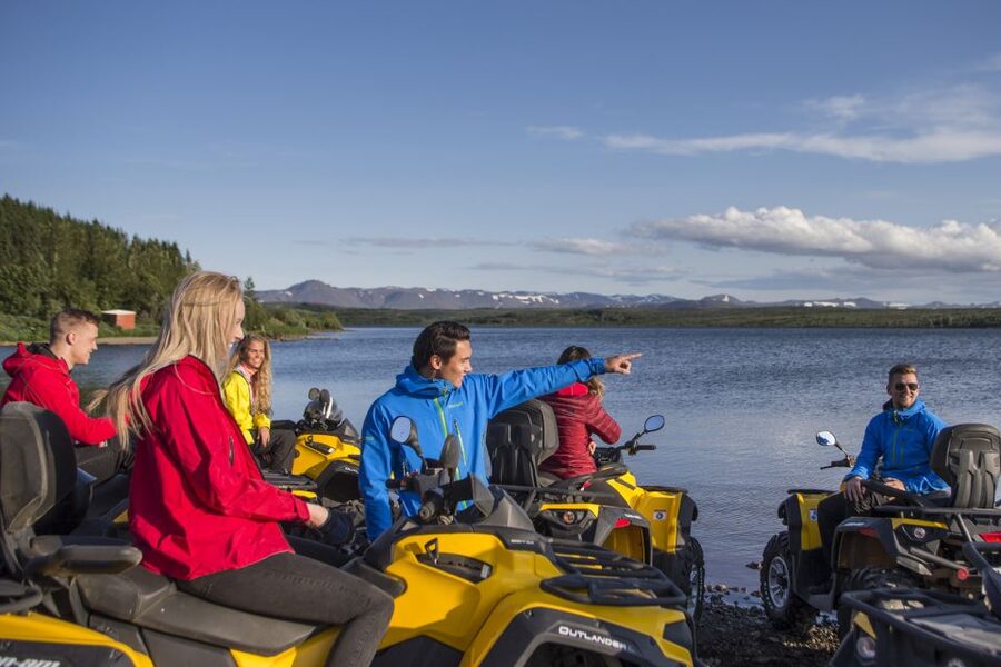 Golden Circle and ATV: Full-Day Combo Tour from Reykjavík - Starting with a safety briefing and ATV gear