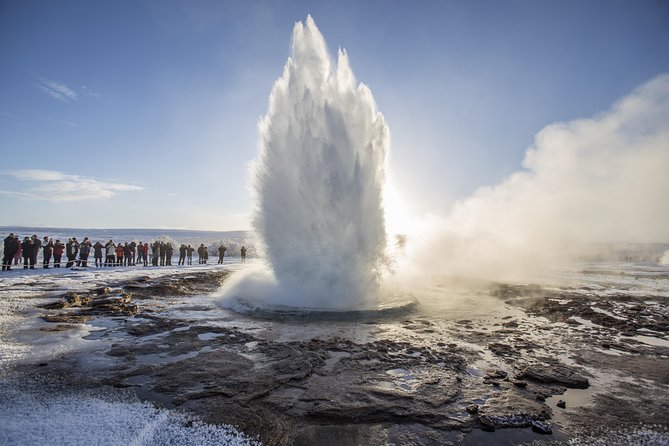 Golden Circle, Bruarfoss & Kerid Crater by Minibus from Reykjavik - Thingvellir connects geology and Icelandic history