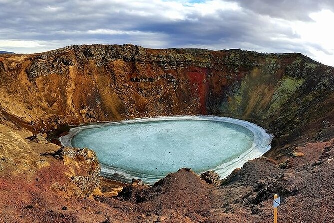 Golden Circle, Kerid Crater & Geothermal Lagoon -Small Group Tour - Gullfoss, the Golden Waterfall