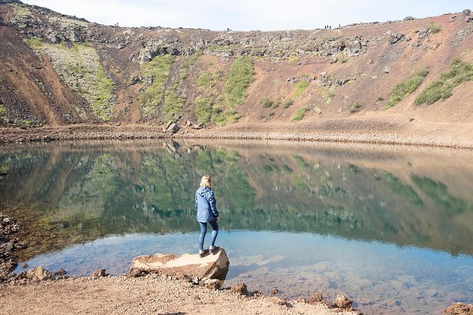 Golden Circle, Volcano Crater and Blue Lagoon Small-Group Tour - Kerid Crater: a short volcanic pause