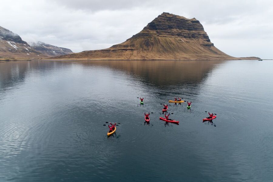 Grundarfjörður: Mt. Kirkjufell Daytime Kayaking Adventure - From Sæból 18 to Seal Skerry