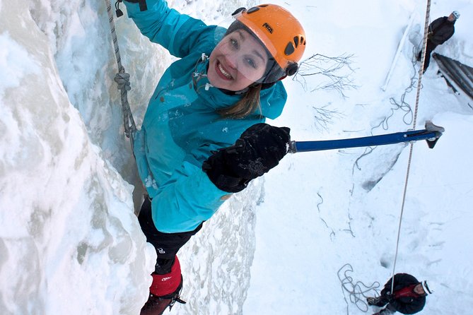 Guided Ice Climbing Activity in Pyhä - Tajukangas Ice Fall turns a lesson into an adventure