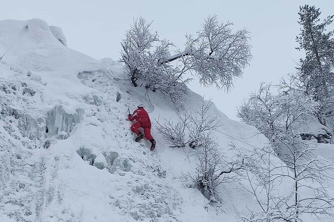 Guided Ice Climbing Activity in Pyhä - The second ascent is where the fun usually begins