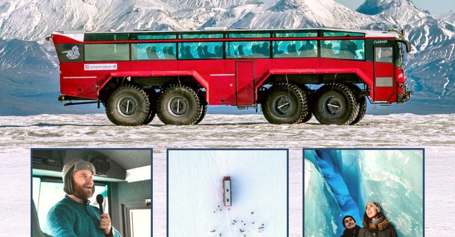 Gullfoss: Ice Cave and Glacier Tour in Glacier Monster Truck - From Gullfoss to the Sleipnir Base