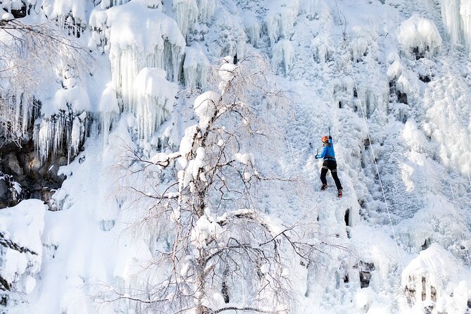 Half-Day Premium Ice Climbing in Pyhä Lapland - Gearing up with crampons and ice axes