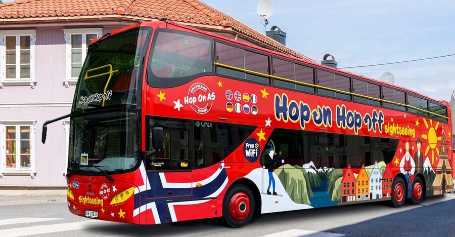 Haugesund: 1-Day Hop-On Hop-Off Sightseeing Bus Ticket - Smedasundet and the waterfront restaurant area
