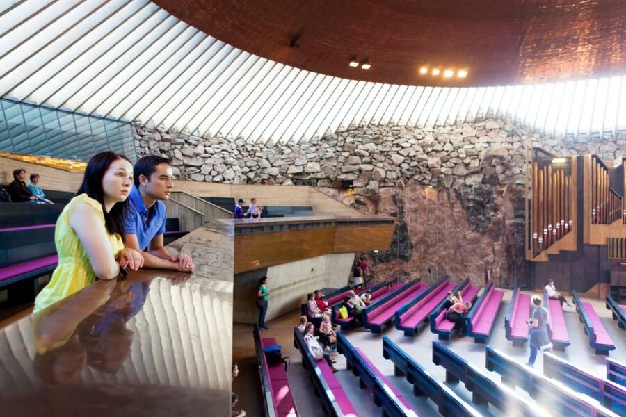 Helsinki: City Sightseeing Hop-On Hop-Off Bus Tour - Stops 14 to 16: the Rock Church, Sibelius Monument, and Olympic Stadium