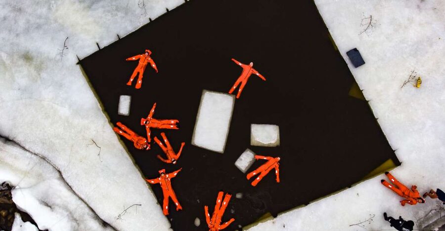 Helsinki: Floating Experience in a Survival Suit - Getting into the suit and meeting your guide