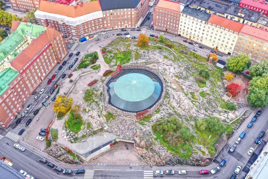 Helsinki: Temppeliaukio Church Entrance Ticket - The Rock Garden adds a little more time in summer