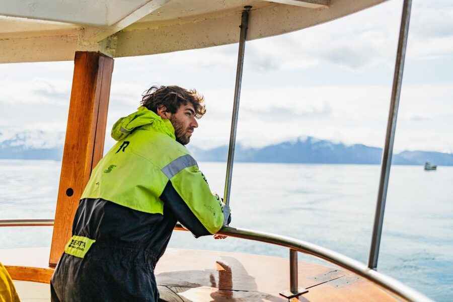 Húsavík: Whale Watching Tour with Guide - Setting out on the traditional oak boat