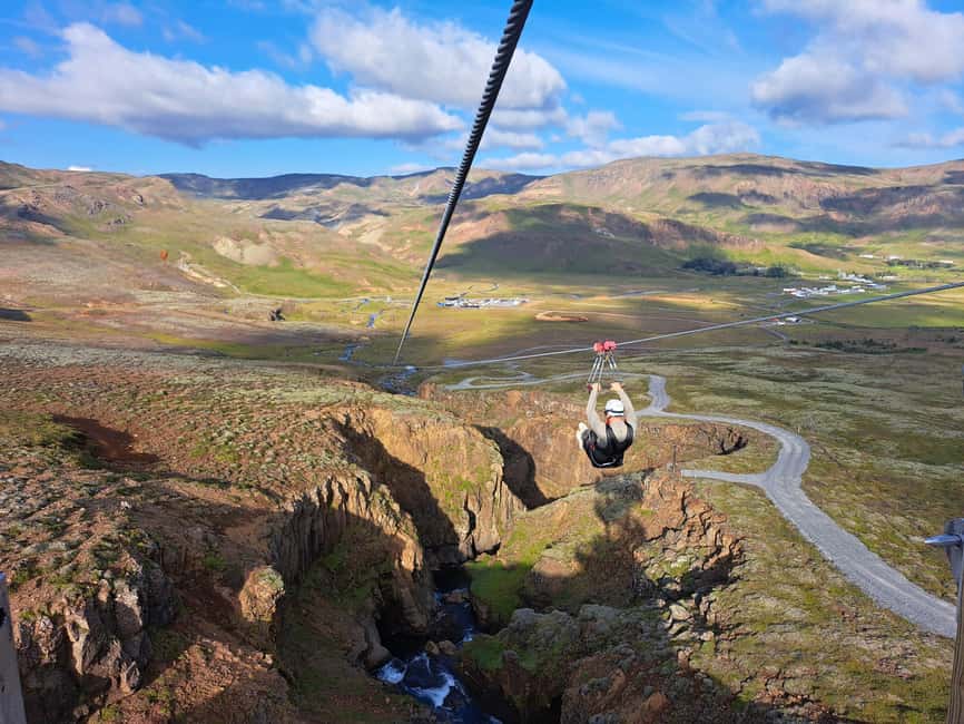 Hveragerdi: Mega Zipline Experience - Starting beside Reykjadalur Café