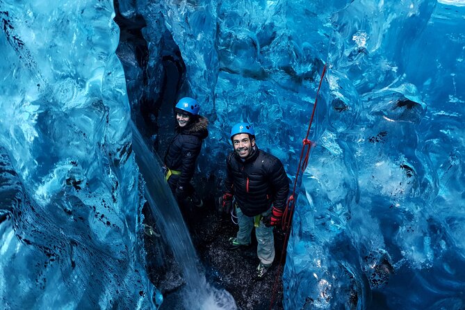 Ice Cave and Glacier Walk into Blue Glacier Canyon - Walking onto Vatnajökull with crampons