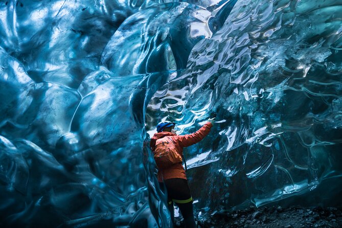 Ice Cave and Glacier Walk into Blue Glacier Canyon - Beyond the cave: moulins, holes, and ice canyons