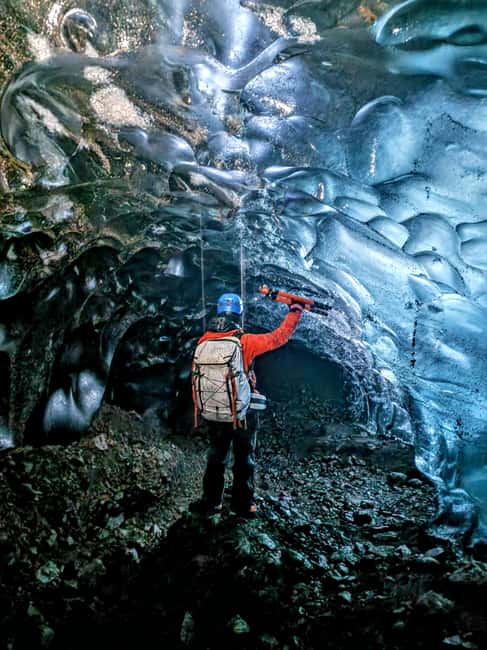 Ice Cave Tour: Venture into the Largest Glacier in Europe - Photographing blue ice and glacier details