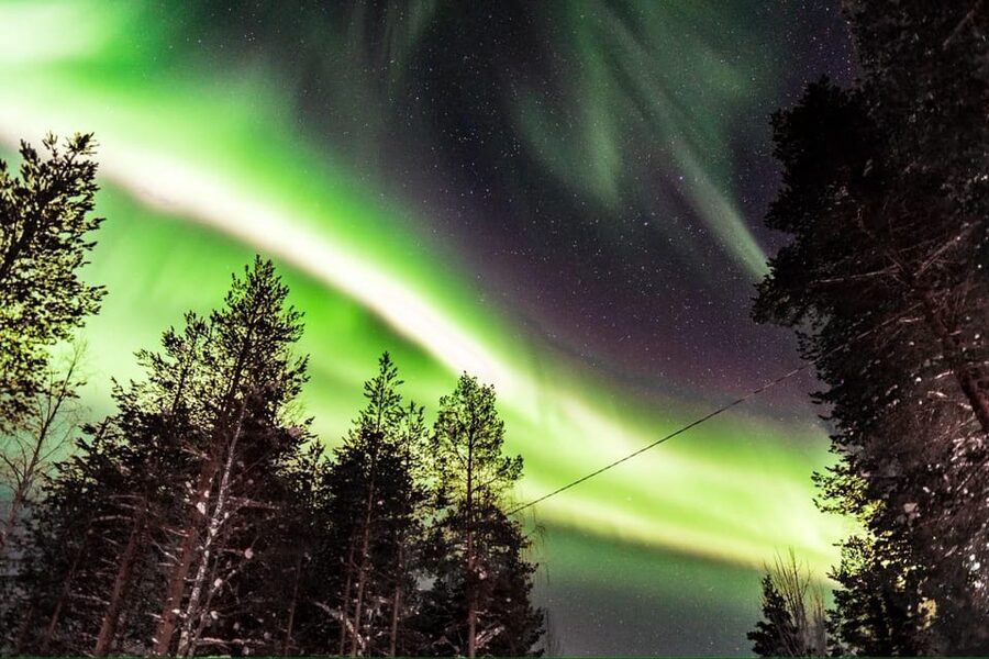 Inari: Northern Lights Hunt Snowmobile Safari - From hotel pickup to the snowmobile briefing