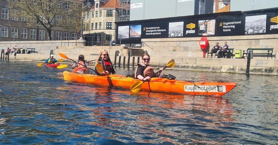 Kayak Tour in Copenhagen Harbor - June, July and August - Børsen and C. F. Tietgens Hus