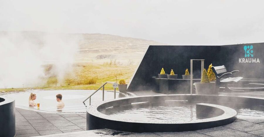 Krauma Geothermal Baths Entrance Ticket - Six pools heated by a powerful Icelandic spring