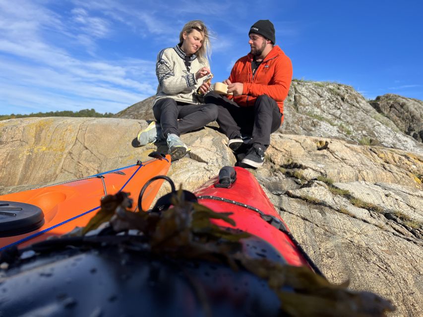 Kristiansand: Scenic Double Sea Kayak Tour around Odderoya - Around historic Odderøya