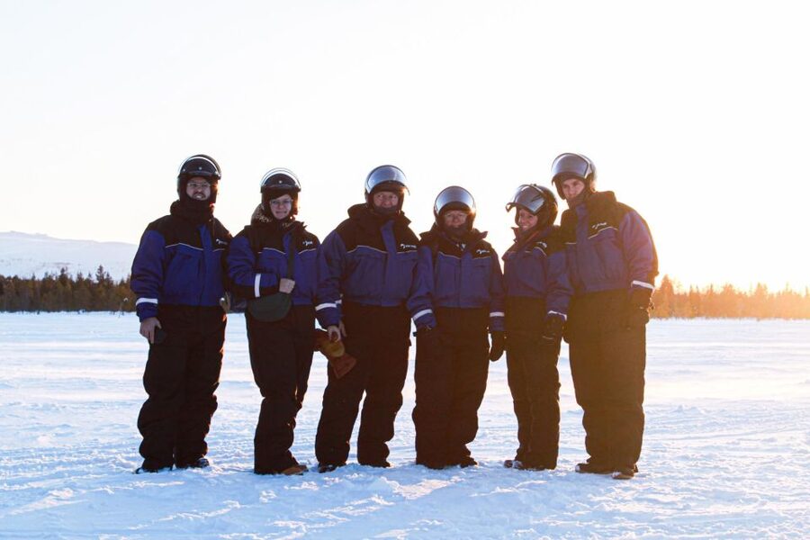 Levi: 3 Hour Snowmobile Safari Around Levi with Coffee Break - From Sirkka into snowy forests and open swamps