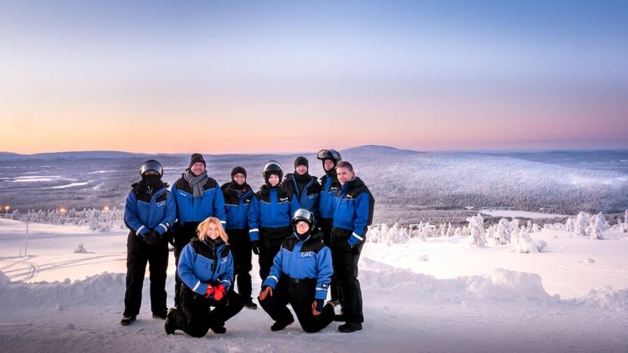 Levi: 4 Hour Snowmobile Safari to the Fells in Levi - From Myllyjoentie 2 to the snowy trails