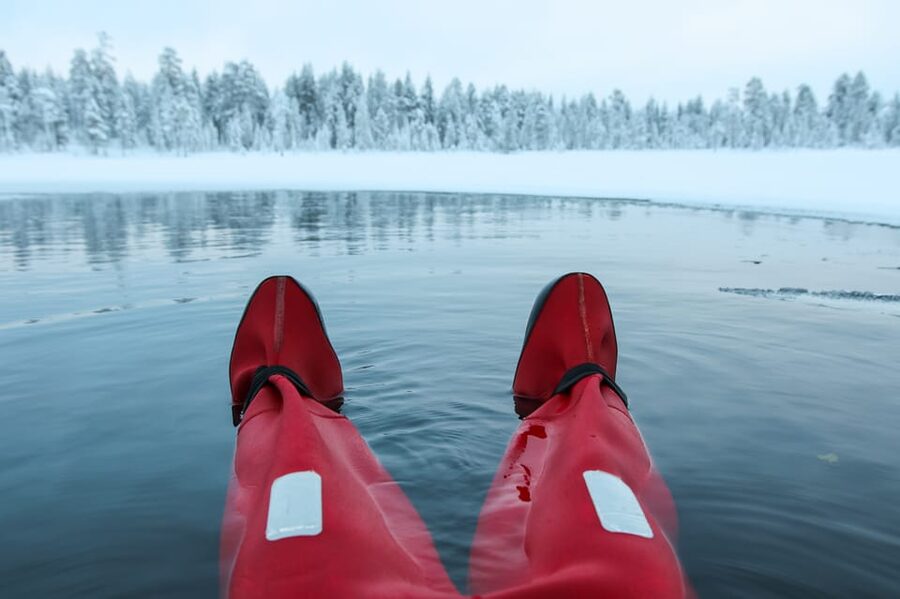Levi: Arctic Ice Floating Adventure - Open-fire coffee gives the outing its warm finish