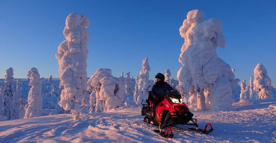 Levi: Evening Snowmobile Safari - What the guide adds to the ride