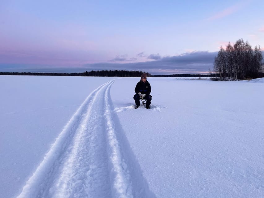 Levi: Ice Fishing Trip in a small group - Fishing for wild Finnish perch