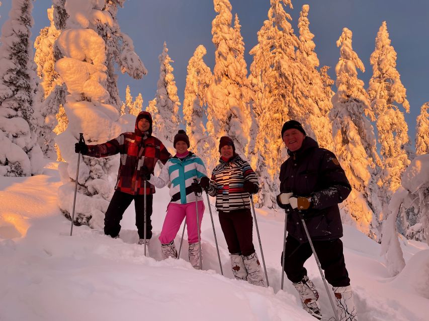 Levi: Lakeside forest snowshoeing - Through the Snowy Forest Near Sirkka