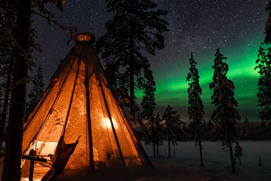 Levi: Northern Lights Campfire - Meeting point and pickup details in Levi