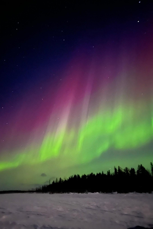 Levi: Northern Lights in Peace and Privacy - by Private Lake - Leaving Levi for a darker, quieter Finland