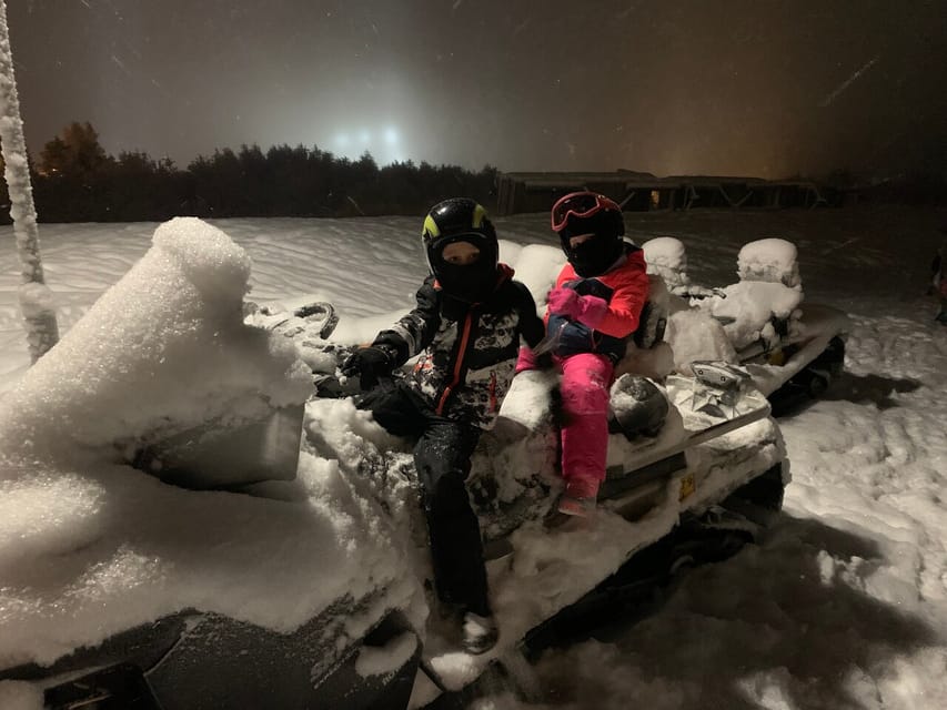 Levi: Northern Lights Snowmobile Safari and Campfire Picnic - A practical choice for families